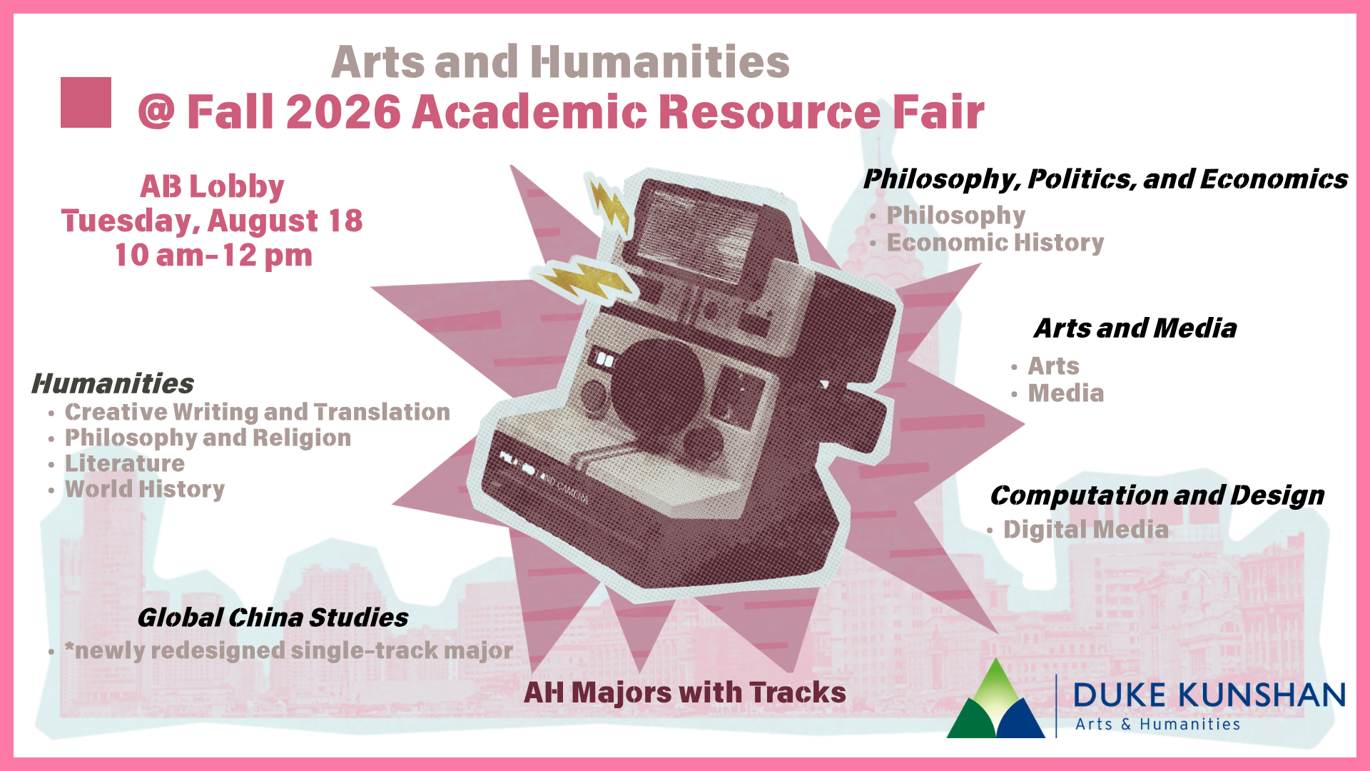 AH Academic Resource Fair 2026-8-18