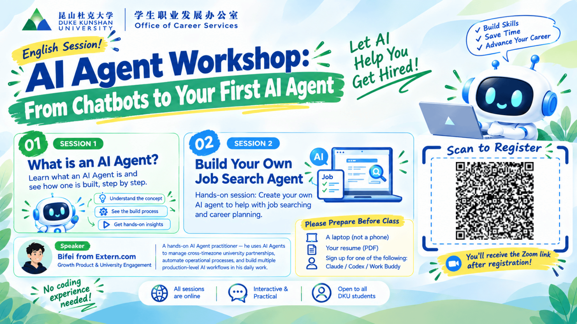 Career Development Workshop :AI Agent Workshop(Sessions 2)
