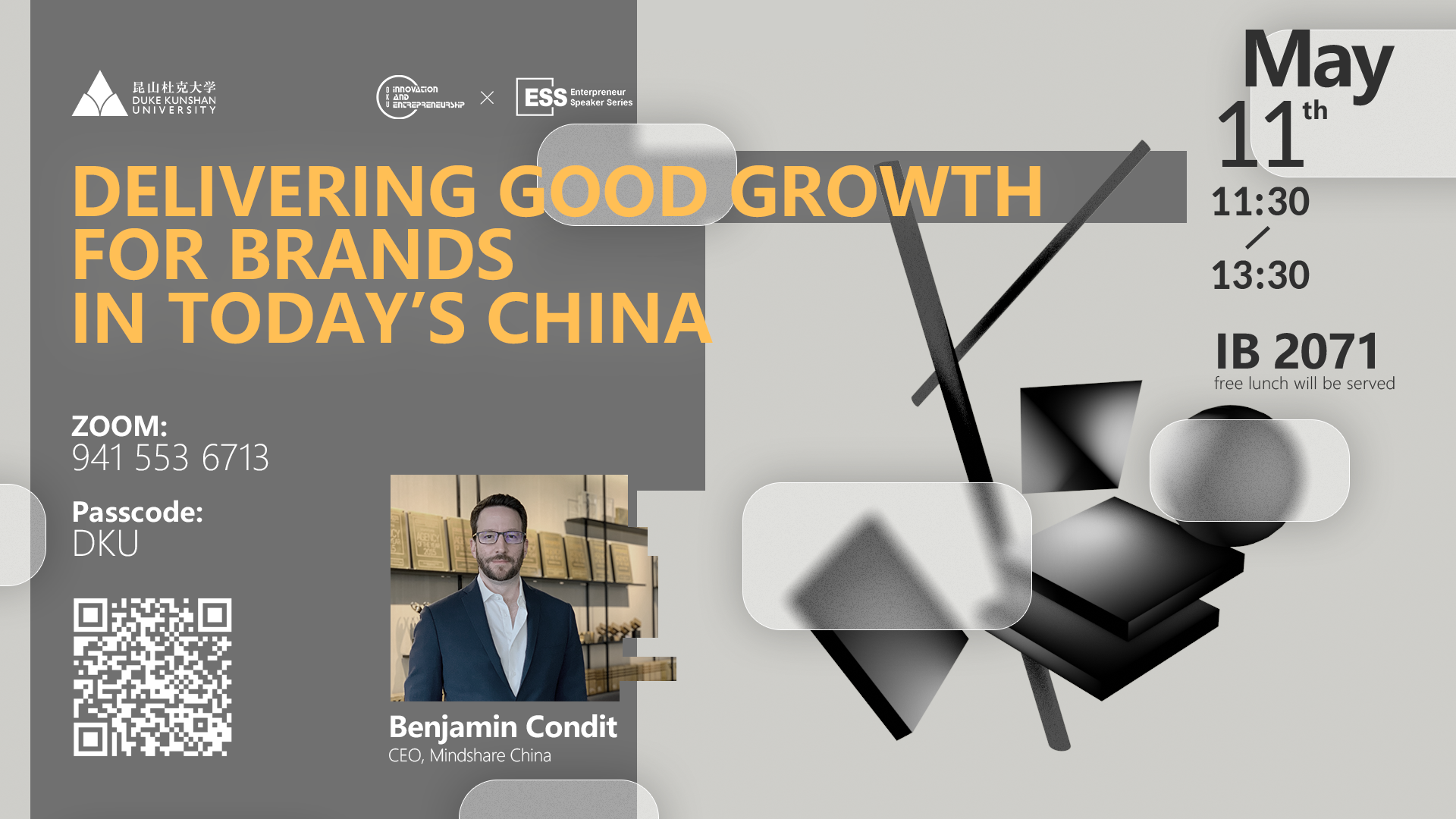 Delivering Good Growth for Brands in Today's China Poster
