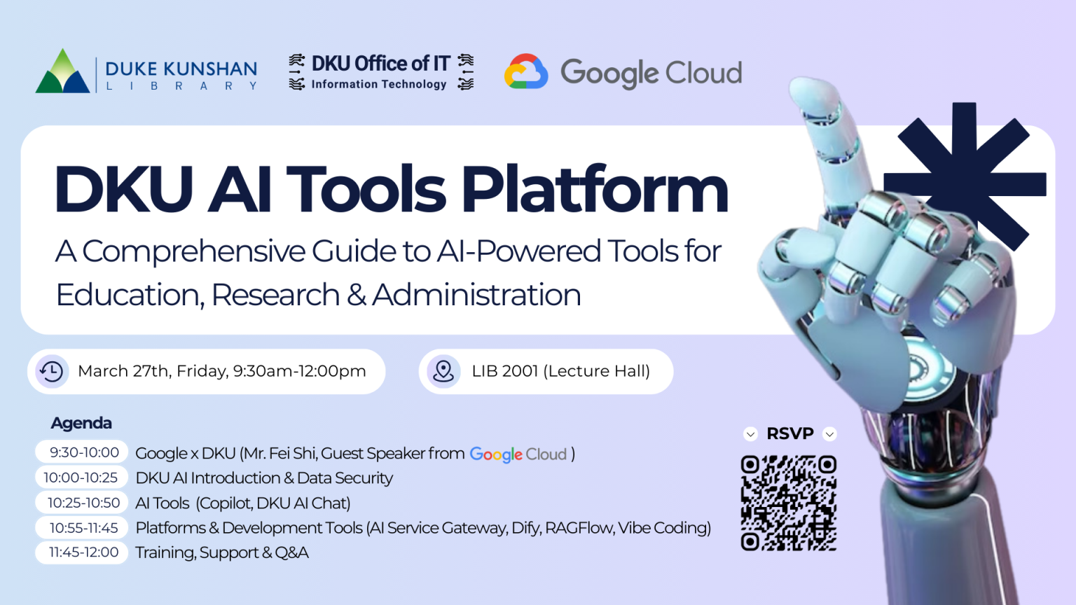 Library x IT Workshop | DKU AI Tools Platform – Library | Duke Kunshan ...