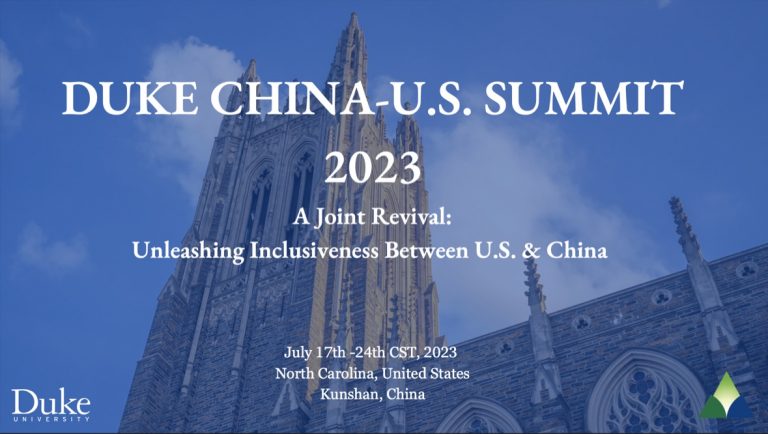 Duke China-US Summit 2023