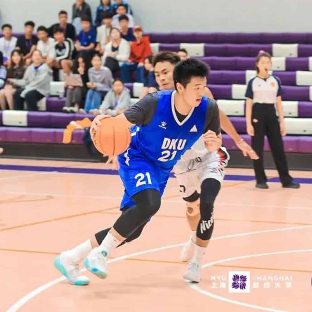 Choosing DKU a slam dunk for freshman - News | Duke Kunshan University
