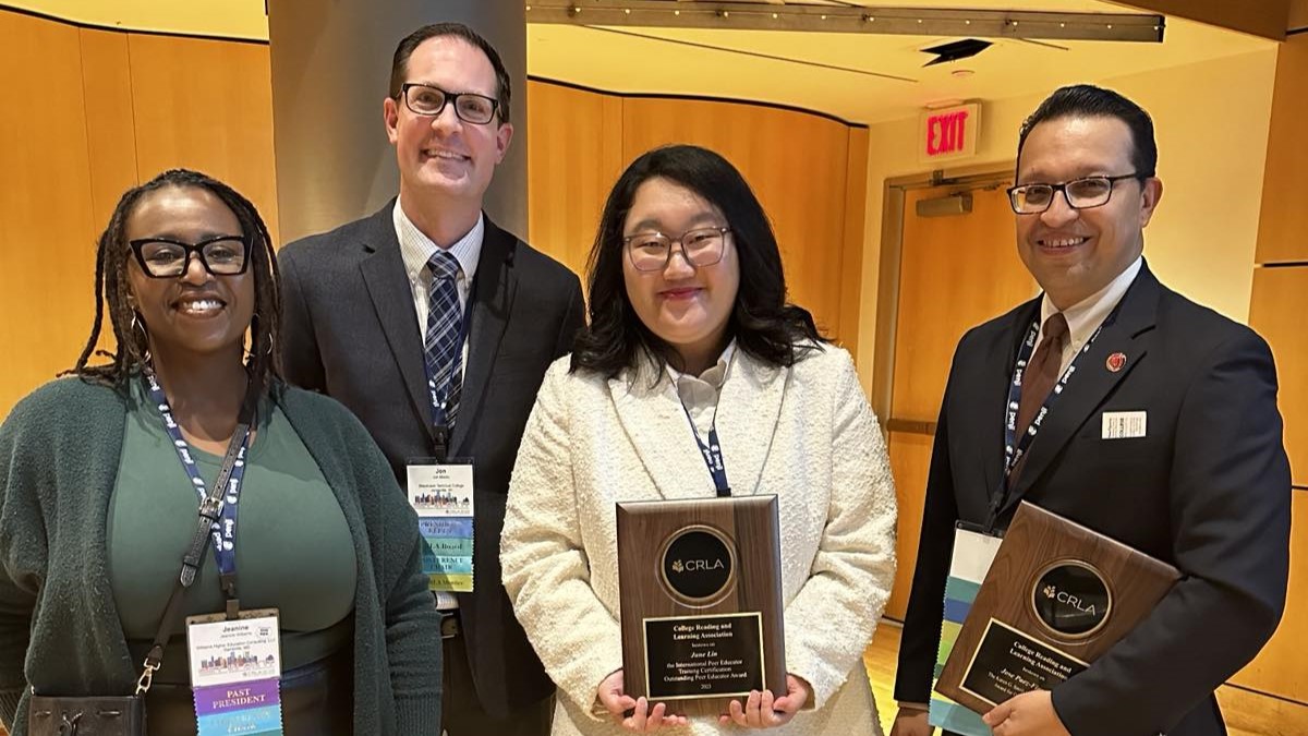 International award for outstanding student mentor June Lin 1 June Lin wide