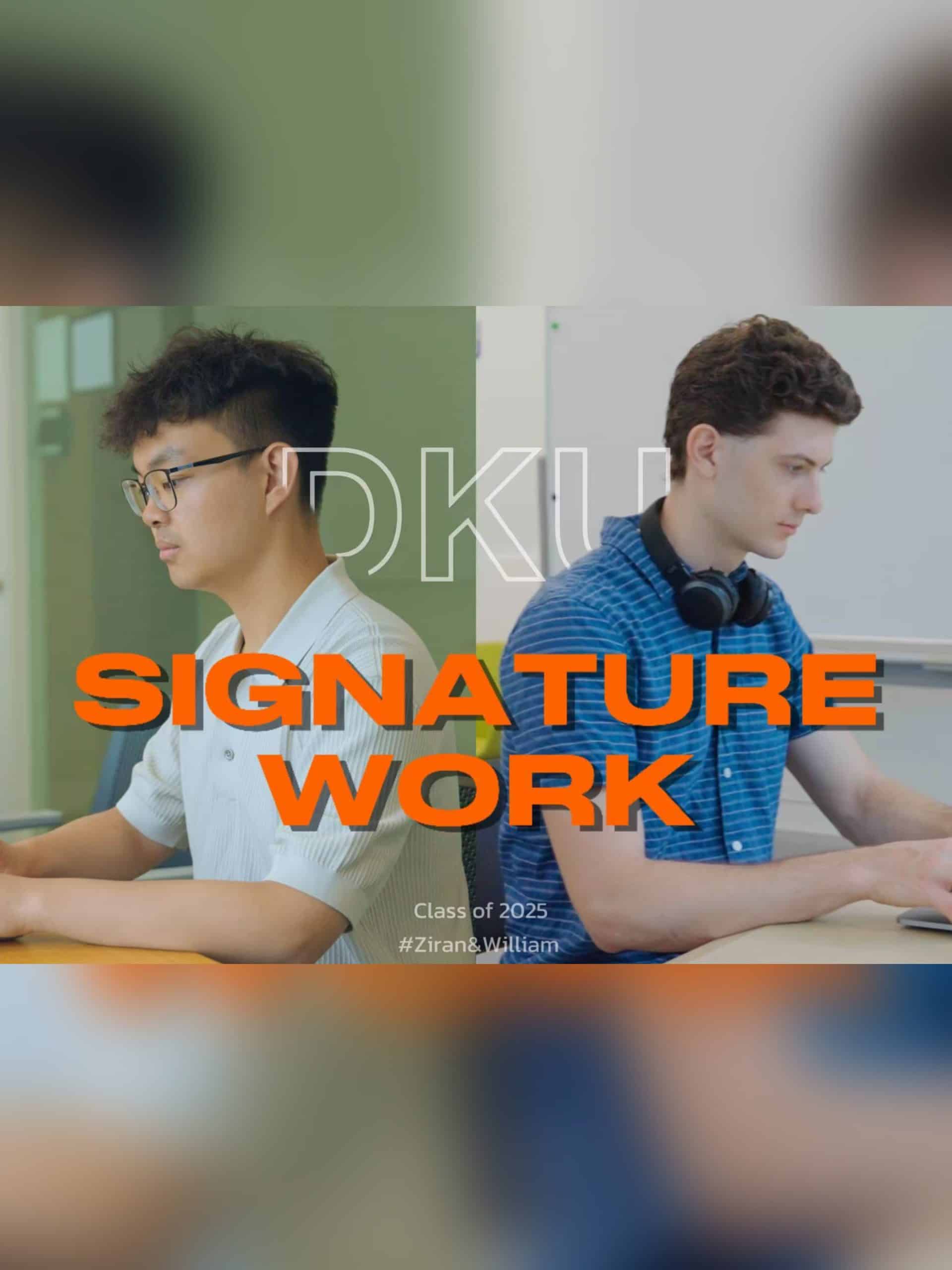 Class of 2025 Signature Work with William Ziran scaled