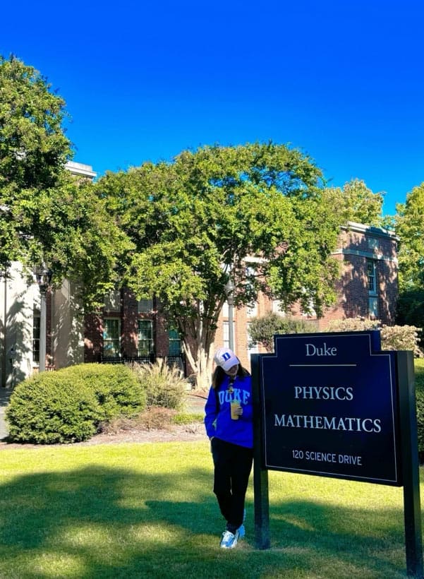 Finding her path at the intersection of math and biology 9