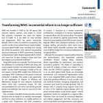 DKU professor co authors Lancet commentary calling for WHO reform 1 2