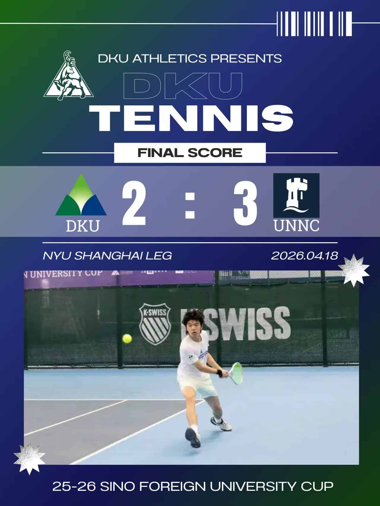 DKU wins second straight Sino Foreign University Cup title 3 1