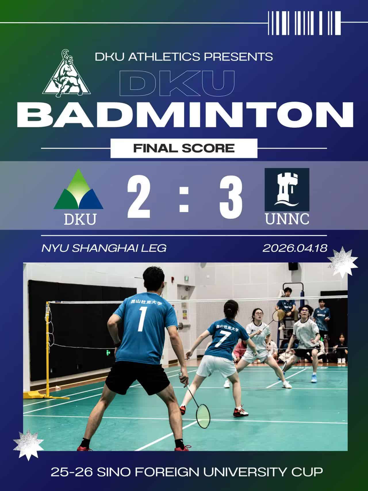 DKU wins second straight Sino Foreign University Cup title 10