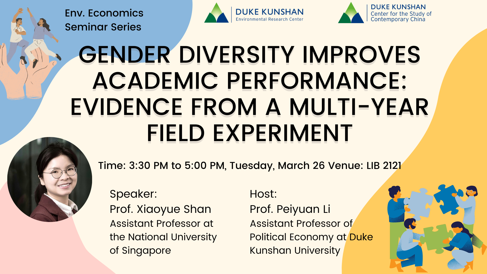 GENDER DIVERSITY IMPROVES ACADEMIC PERFORMANCE: EVIDENCE FROM A MULTI-YEAR FIELD EXPERIMENT