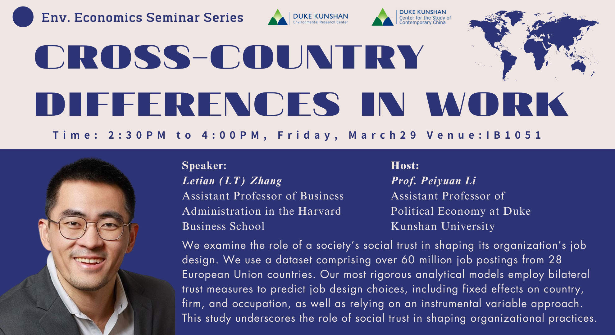 CROSS-COUNTRY DIFFERENCES IN WORK