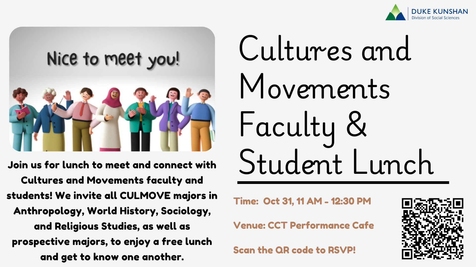 CULMOVE Faculty & Student Lunch