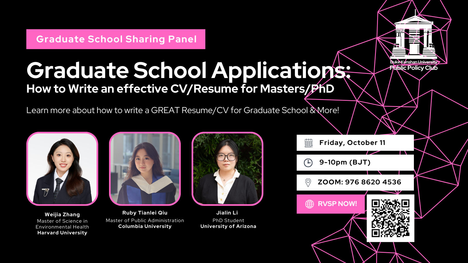 Graduate School Applications: How to Write an effective CV/Resume for Masters/PhD