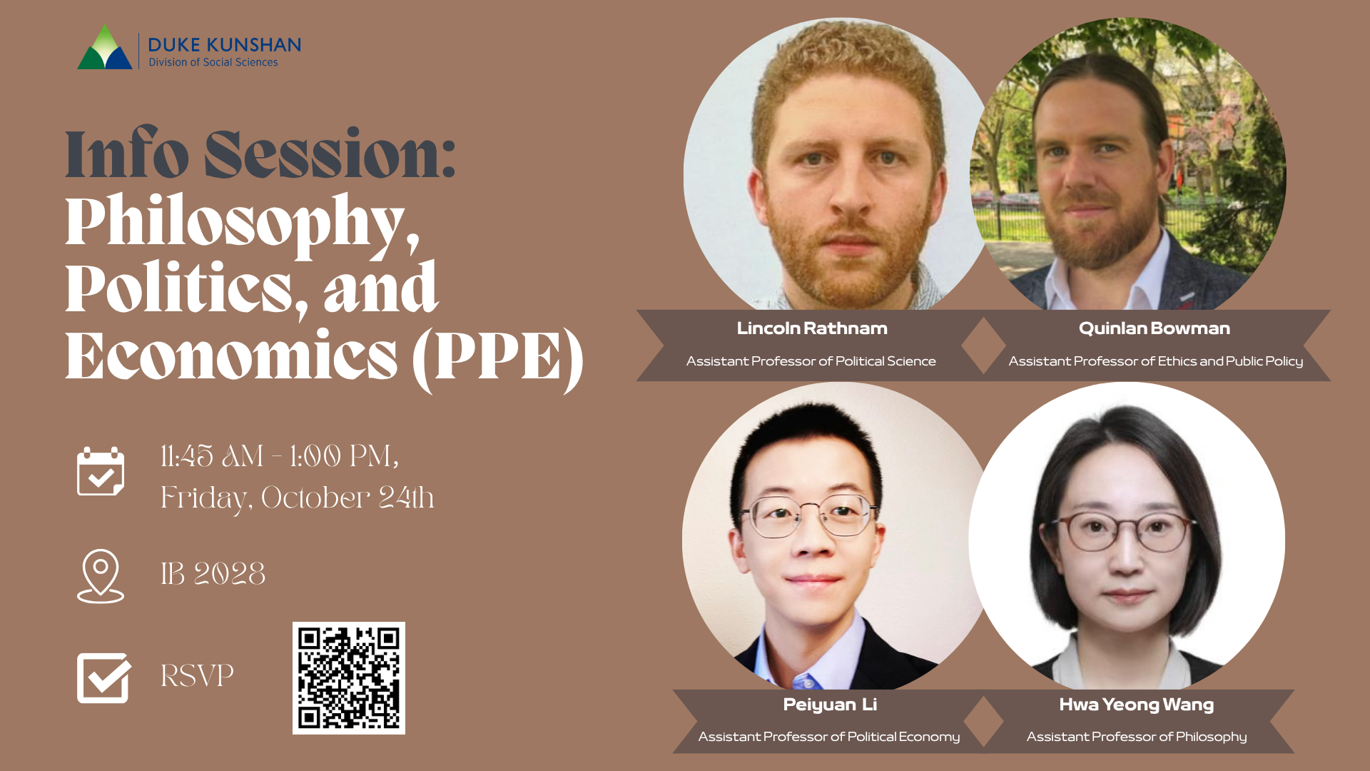Info Session: Philosophy, Politics, and Economics (PPE)