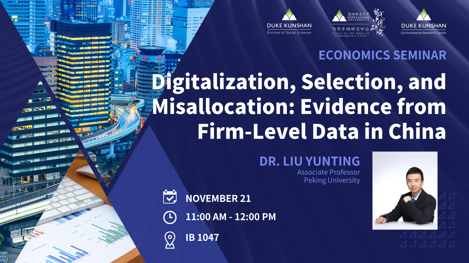 Economics Seminar | Digitalization, Selection, and Misallocation: Evidence from Firm-Level Data in China