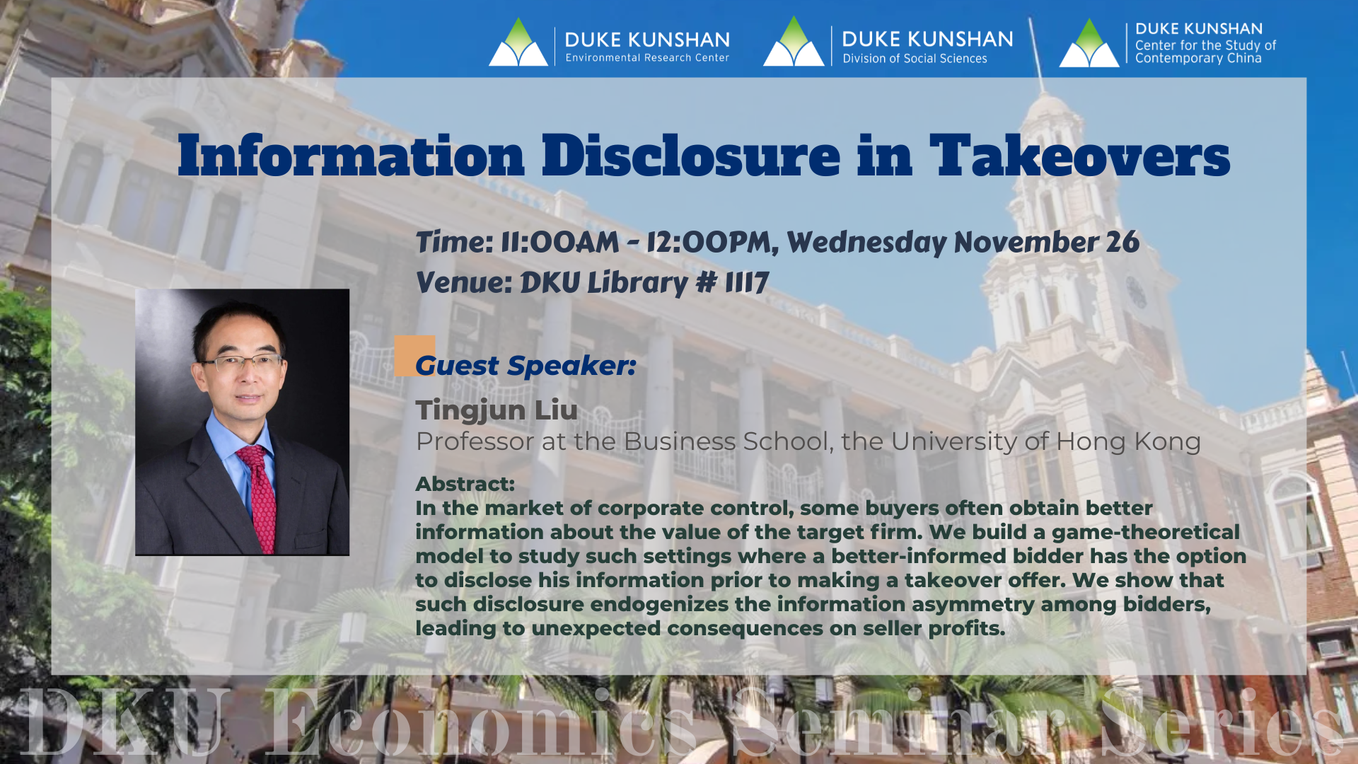 Information Disclosure in Takeovers