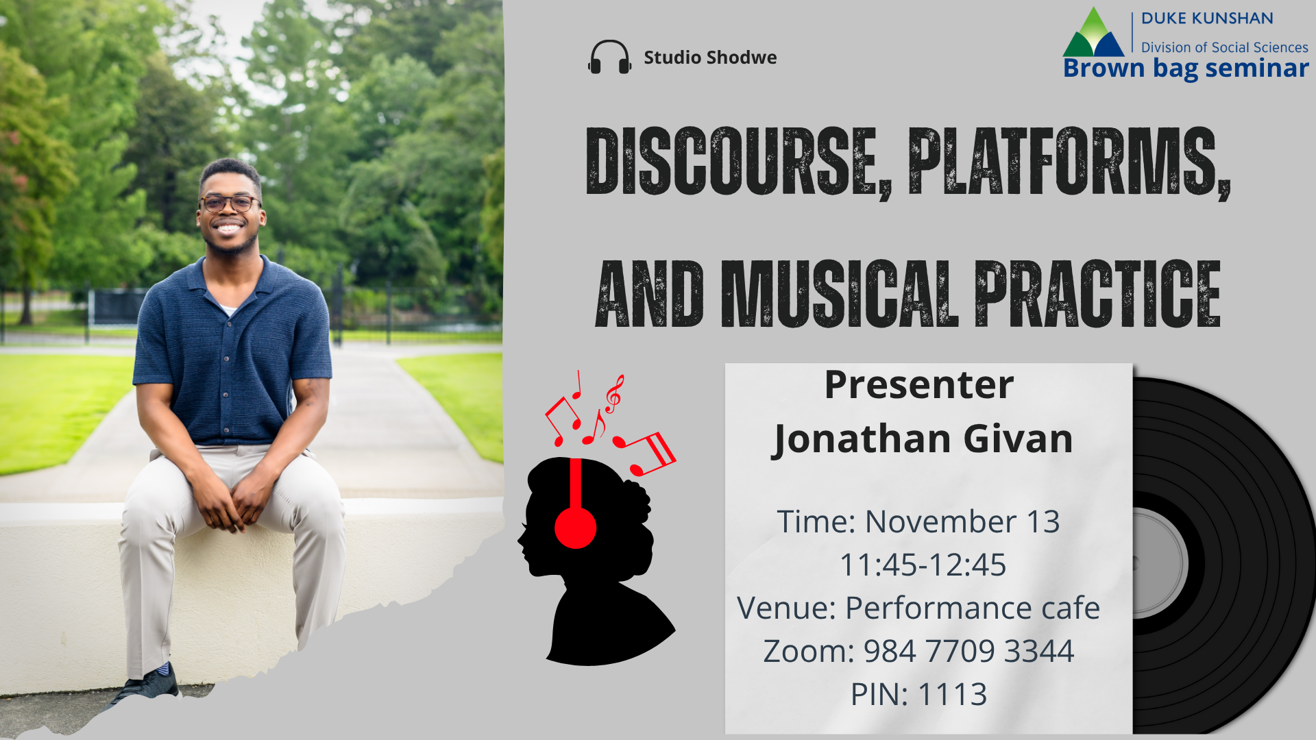 Brown Bag Seminar | Discourse, Platforms, and Musical Practice