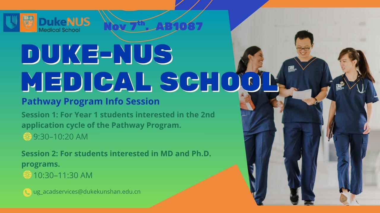Graduate School Info Session: Duke-Nus Medical School