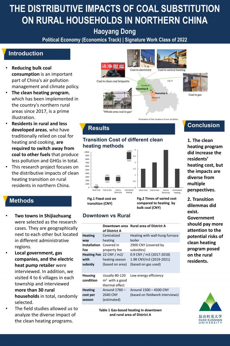 The Distributive Impacts of Coal Substitution on Rural Households in Northern China