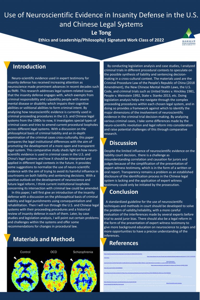 Neuroethics, Responsibility and Law