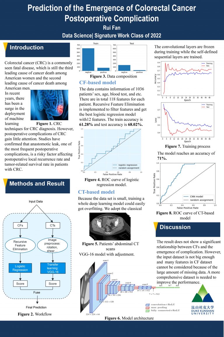 Prediction of the Emergence of Colorectal Cancer Postoperative Complications