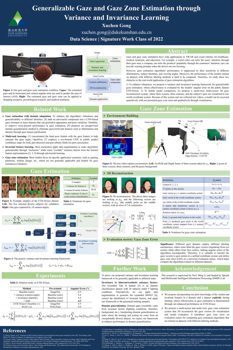 Generalizable Gaze and Gaze Zone Estimation Through Variance and Invariance Learning